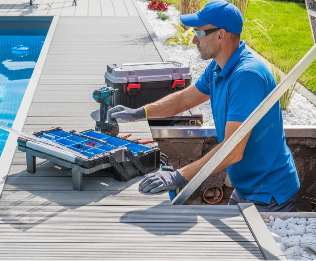 pool leak detection Metro Atlanta water loss inspection service