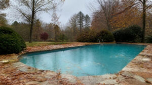 Georgia pool in autumn, when to close pool for winter becomes the season's question